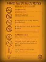 Fire Restrictions